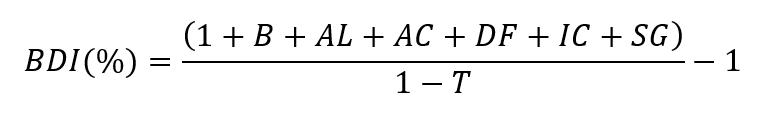 Equação BDI completa